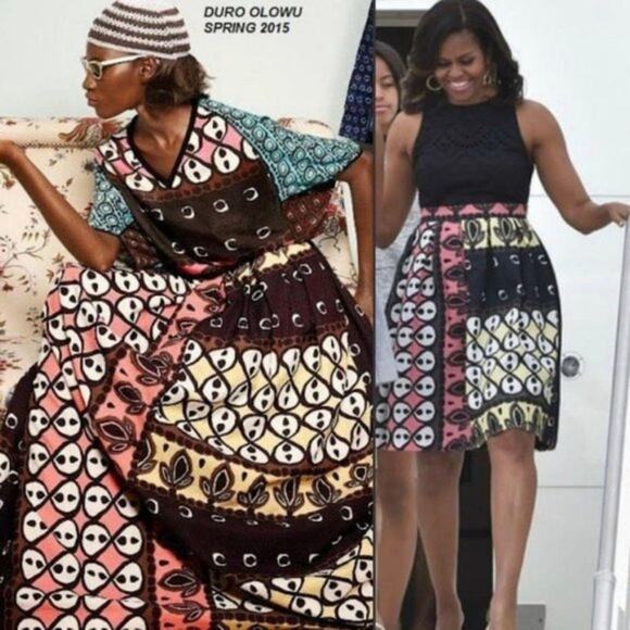 Duro Olowu Animal Confetti Triad Dress size Small - Picture 3 of 10